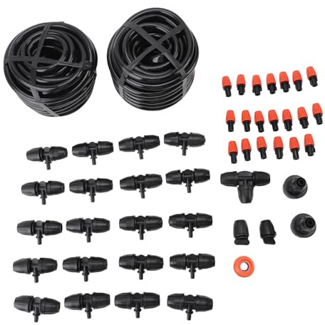 Système d'irrigation goutte à goutte, Kit d'arrosage efficace pour jardin, parterre de fleurs, serre