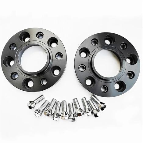 Spurverbreiterungen Für Mercedes Für Benz ML 350 Baujahr 2004 A-Klasse 2 Stück 20 Mm Dicke 5x112 Nabenbohrung 66,6 Spurverbreiterungen + 10 14x1,5 Schrauben