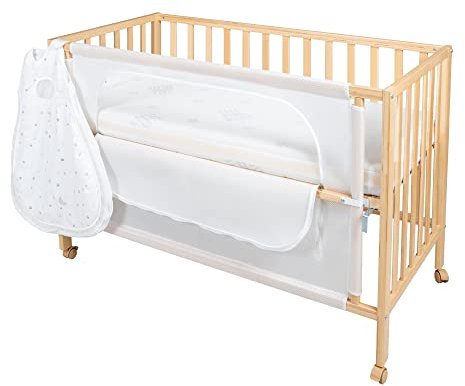 roba Beistellbett, safe asleep Room Bed, 60 x 120 cm 'Sternenzauber', Anstellbett, natur