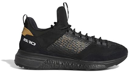 adidas Herren Five Tennie DLX Leichtathletik-Schuh, Kern Schwarz/Kern Schwarz/Tisch, 44 EU