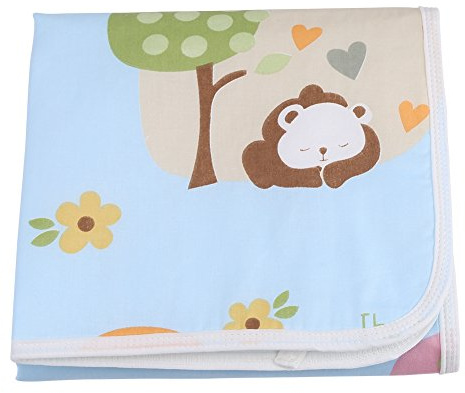 Baby Changing Mat Cotton Urine Mat Waterproof Diaper Nappy Cover Bedding Changing Cover Pad for Newborn Infant Toddler(#1)