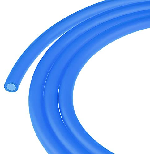 sourcing map 5mm x 8mm Petrol Fuel Line Hose 3.3ft for Chainsaws Lawn Mower String Trimmer Blowers Small Engines, Blue