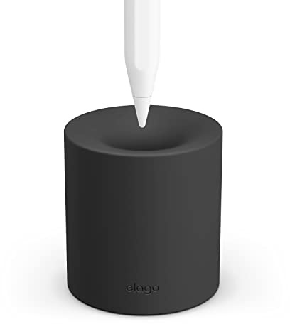 elago Silikonständer für Apple Pencil Pro und jedem Tablet-Eingabestift | (Schwarz)