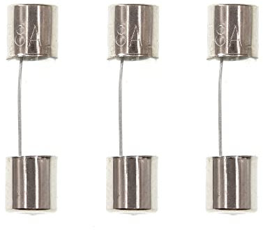 HUABAN 25 Piezas F8AL250V 8A 8 Amp 250V 5 * 20mm Fusible de vidrio de acción rápida