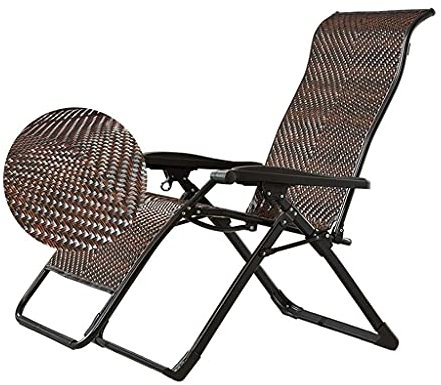 Schwerelosigkeitsstühle, klappbare Liegestühle, Korbsessel, Liegestühle, Strandstühle, Sonnenliege, Superbreite 52 cm, Strandterrasse, Garten, Camping