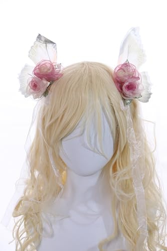 C-112 Grün Schmetterling Flügel Haarclips Fee Lolita Party Feier Haarschmuck Kopfaccessoir