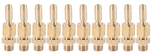 Qiaohome 10Pcs 1/8 Pollice DN6 Ottone Gushing Spray Fontana Ugelli Universale Tenda D'acqua Ugello Paesaggio Giardino Fontana Giardino Stagno Decorazione