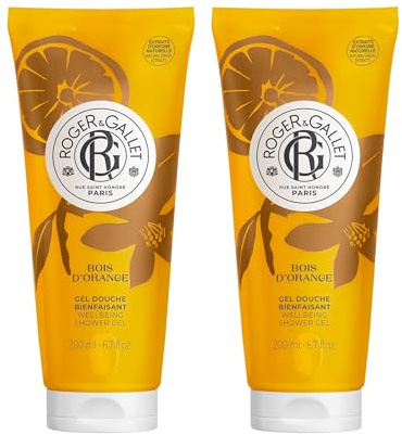 Roger&Gallet - Gel Douche Bienfaisant Néroli - Enrichi d'Essence naturelle de Néroli et Aloe Vera - Délassant, Hydratant et Apaisant - Base Lavante Utra douce