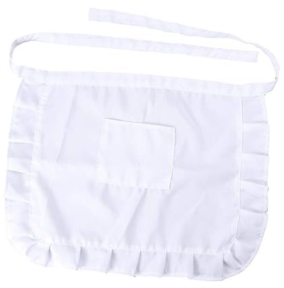 OFFSCH Set Di 2 Grembiuli Corti in Pizzo Bavaglini A Mezza Vita Da Cameriera in Cucina Accessori Da Cucina Alla Moda