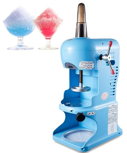 Macchina per ghiaccio tritato commerciale da 350 W, macchina elettrica per ghiaccio tritato, macchina per ghiaccio tritato, macchina per ghiaccio tritato, macchina per ghiaccio tritato,Blue