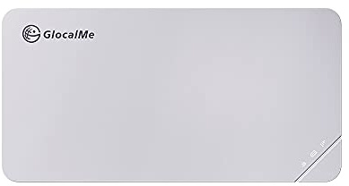 GlocalMe U3 Enrutador móvil WiFi 4G LTE, no Requiere Tarjeta SIM, batería Recargable de 3000 mAh, Conecta hasta 10 Dispositivos, Dispositivo MiFi Desbloqueado con Datos globales de 1 GB (Blanco)