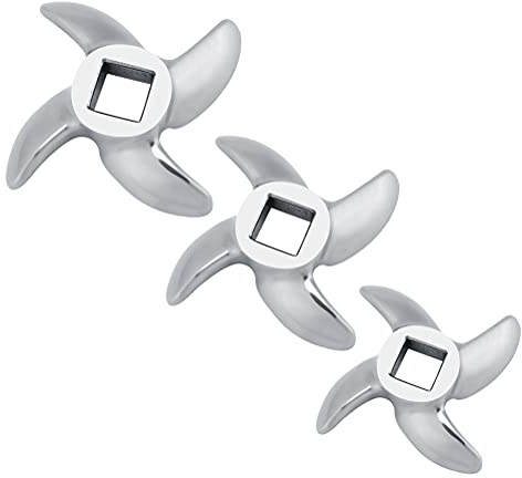 Couteau de Hachoir à Viande, Couteau de Rechange en Acier Inoxydable pour Hachoir à Viande