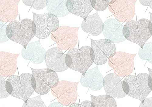 d-c-fix Wachstuchtischdecke Lindyana 1,40 m rund PVC-frei | Tischtuch im Vintage-Stil für den Küchen-, Ess- oder Gartentisch – lebensmittelecht, abwaschbar & wasserdicht