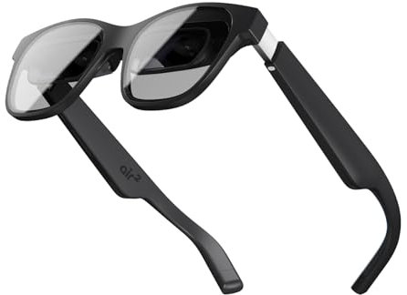 XREAL Air 2 AR Glasses, 130 120Hz 1080P Wearable Display, Lightweight 72g, Compatible with iPhone 15/16 (excluding e-series), Android (USB-C DP Only), Steam Deck, ROG Ally, PC/Mac, HDMI with Adapter