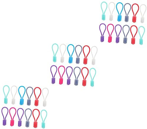 Gadpiparty 36stücke Magnetische Silikon Kabelbinder Flexible Kabelorganizer Für Aufbewahrung Und Ordnung Von Usb-kabeln Kopfhörern Und Mehr Für Zuhause Und Büro