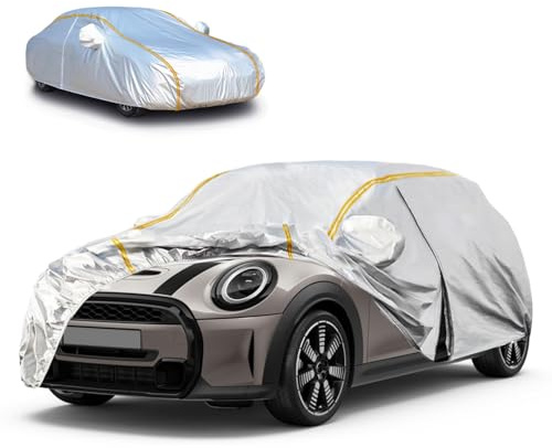 Bache Voiture Exterieur pour Mini Cooper 3 Doors 2000-2022 Housse de Protection Oxford Couverture Imperméable Auto,Contre Pluie Soleil Anti-UV Respirante