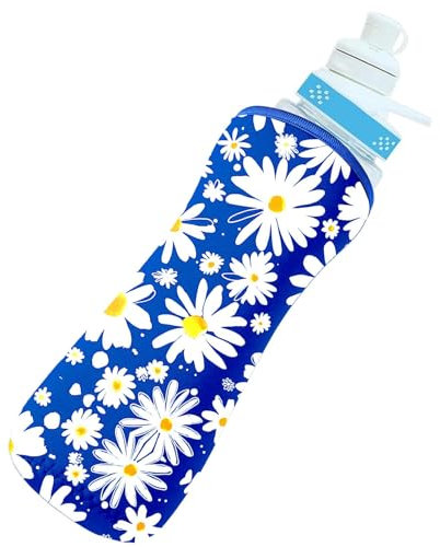 Neopren-Wasserflaschenhülle, Neopren-Glas-Wasserflaschenhüllen,Tragbarer, mit Neopren isolierter Wasserflaschenkühler - Tragbarer, mit Neopren isolierter Wasserflaschenkühler, ergonomischer Wasserflas