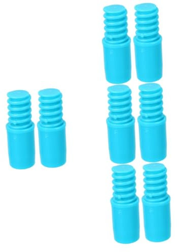 TOPBATHY 4 Sätze Wischkopf Besenstiel Mit Gewindeende Stecker Griffspitzen Für Stöcke Griff Mit Gewindeende Tipps Zum Griff Besenstiel Mit Gewindespitze Plastik 2 Stück * 4