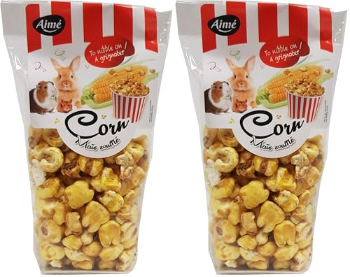 AIME Snack - Snack per conigli/roditori, 50 g (Confezione da 2)