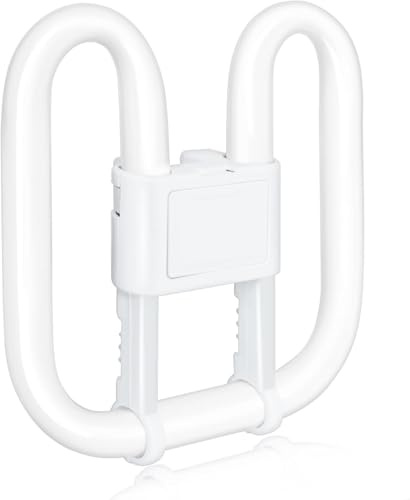 38W 2D Square 4-Pin GR10Q Energy Saving Light,2700+ lumens,AC 220-240V,Bulb Warm White-3000k for Home, Offices