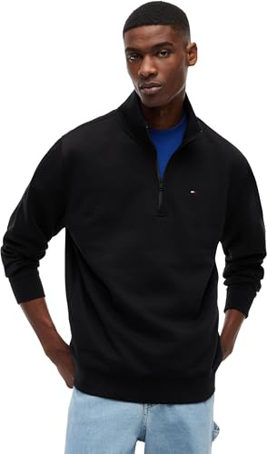 Tommy Jeans Felpa con Mezza Zip Uomo