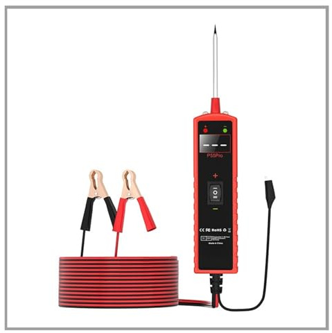 HPHPH Comprobador Liquido de Frenos, Probador De Herramientas De Inspección, Análisis De Circuitos Inteligentes Y Diagnóstico De Batería P55PRO con Pantalla(P55Pro)