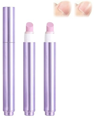 Lápiz para el cuidado de las uñas 3 en 1 (actualizado 2025), aceite para cutículas, empujador de cutículas con punta de cerámica para padrastros, dañadas, hidratante, fortalece y abrillanta (2)