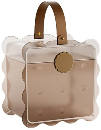 Jaula de transporte para transportadores de mascotas pequeñas con fundas ventilables, caja de transporte para animales pequeños, caja de transporte de viaje corto
