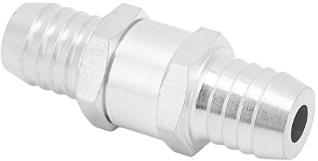 Bamjour Rückschlagventil, Rückschlagventil mit Aluminiumlegierungsmaterialien für Kraftstoff, Benzin, Öl, Benzin, Wasser (16mm)