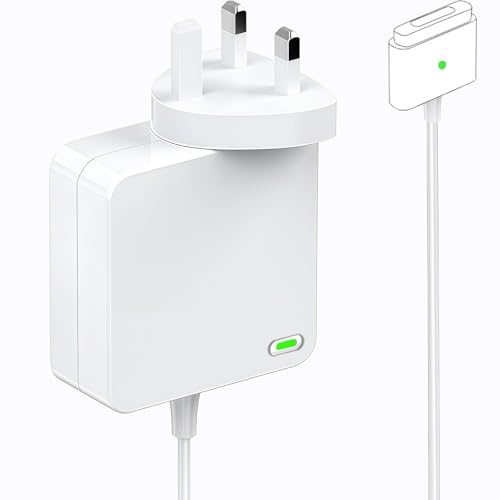 60W T-Tip Fast Charger, for MacBook Pro Laptop Adapter, Compatible with MacBook Pro/Air, Compatible Models A1425/A1502/A1465/A1466/A1436/A1435