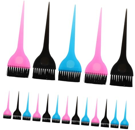 IWOWHERO 18pièces Pinceaux pour Teinture Cheveux Set de Pinceaux Applicateurs pour Coloration Capillaire Peignes pour Coiffure Utilisation Salon Domicile Nettoyage Facile Après Usage