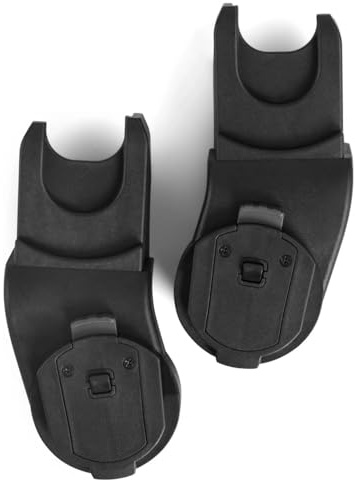 ABC Design Babyschalen Adapter für City Life - Schwarz | Kinderwagen Adapter für Travelsystem | Kompatibel mit Tulip, Maxi-Cosi, Cybex, Joie, BeSafe & Avionaut