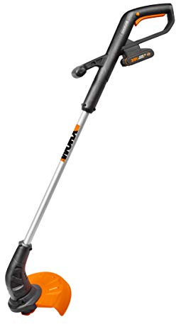 WORX WG157E Lightweight Cordless Grass Trimmer - 20V Tool Only with AutoFeed and Easy Grip Handle, 2-in-1 Edge Trimmer, Part of WORX PowerShare Battery System with 2.0 Battery & Charger