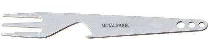 Metalgabel Multi - Pommesgabel aus Edelstahl - Die Allzweck-Gabel