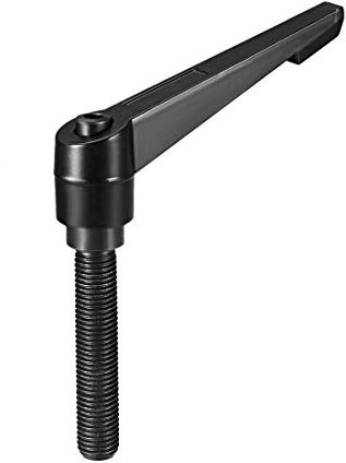 sourcing map Griff verstellbare Klemmhebel Gewinde männlich Stiftschraube M16x80mm