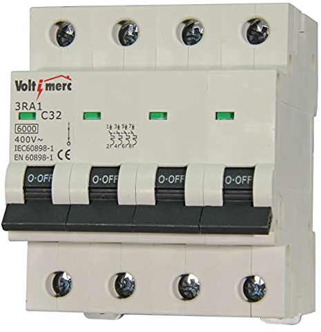 Voltimerc - Interruptor Magnetotérmico | 6KA | 32A | 240V a 415V