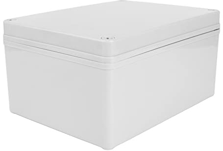 Caja de Conexiones para Exteriores con Placa de Montaje Caja de Proyectos Eléctricos a Prueba de Agua IP67 Caja de Conexiones de Energía de Plástico ABS 200 X 150 X 100 Mm Gris