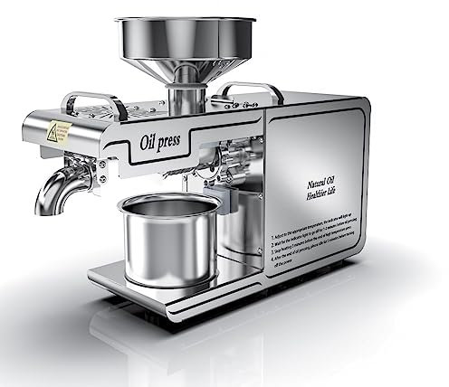 ENDBAG cold extraction machine Home oil press machine 880w110vcold press oil machine is easy to use - extracts fresh and pure oil from various seeds and nuts