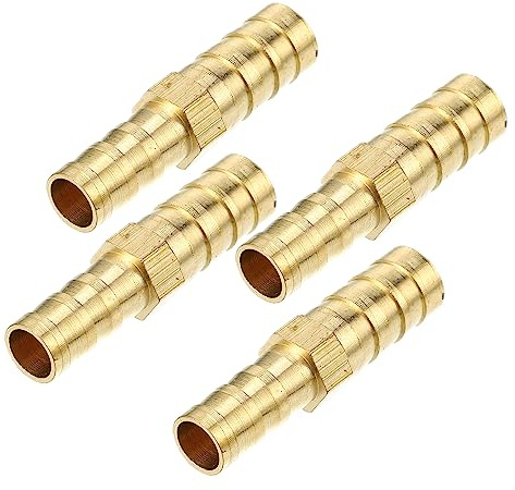 QUARKZMAN Gerade Widerhaken Schlauchverbinder 4 Stück 10-8mm Für Schläuche | 10mm & 8mm Außendurchmesser, Gerade Geformte Widerhaken, Für Motorräder, PKW, LKW, Kraftstoff, Öl, Inertgase,