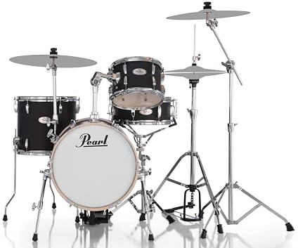 Pearl - Akustischer Akku Midtown Matt Black mit Hardware-Paket HWP-50S