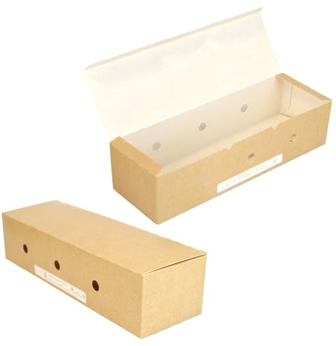 DUE ESSE S.N.C. DI SABATINI ALDO PZ 100 PORTA HOTDOG AVANA IDEALE PER ASPORTO PATATINE E FRITTI PER STREET FOOD E TAKE AWAY.