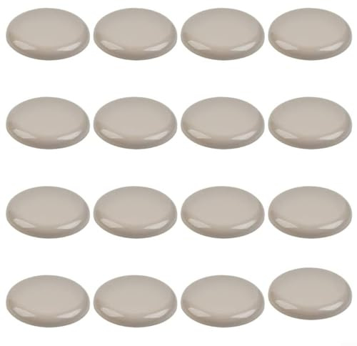 PETSTIBLE Set di 16 feltrini autoadesivi per mobili, adatti per divani, sedie, tappeti, pavimenti in legno duro, scorrevoli rotondi e pesanti per mobili (22 mm)
