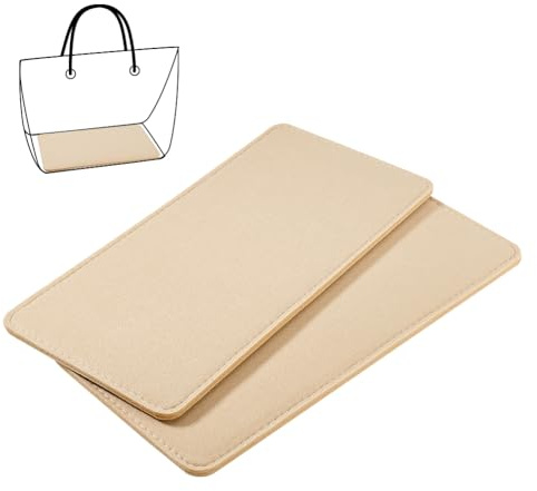 PH PandaHall 2 Stück Filzbasisformer 13.3 x 6.5 Zoll Geldbörsenformer Beige Taschenformer Geldbörseneinsatz Rechteckige Tasche Liner Board Für Tragetasche Häkeltasche