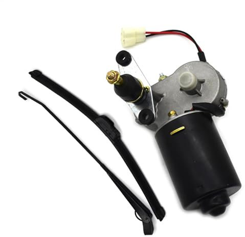 12V Electric Windshield Wiper - Wiper Motor Kit Windshield Wipers - 12V Electric Motor Replacement Parts, All Weather Window Wipers, Power Wiper Kit for Tricycle, UTV, Boat