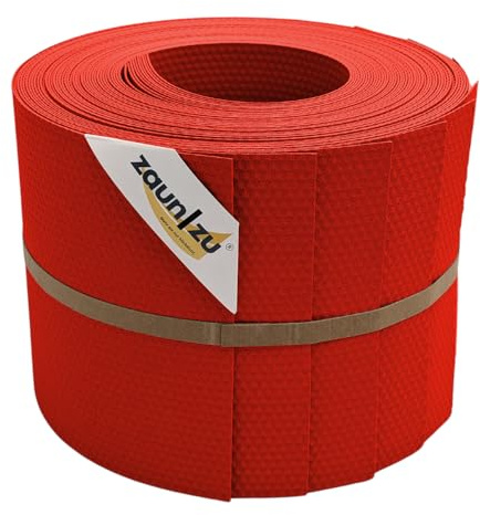 zaun|zu® Delux 10x Einzelstreifen 2,55 m: Sichtschutzstreifen PP für Doppelstabmatten UV-beständiger Sichtschutz | Zaunblende Made in Germany