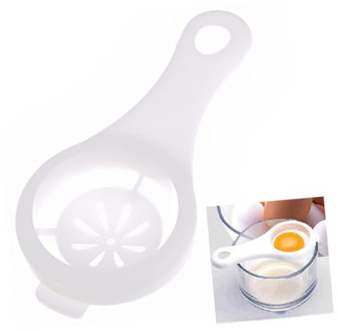 MAGICLULU Plastic Egg Yolk Separator and White Divider Kitchen Cooking Gadget 2pcs Set for Baking and Cooking Accessories