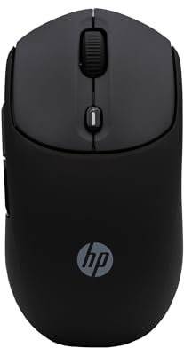 HP 400 Quiet Wireless Mouse – Dual Bluetooth and USB 2.4GHz | 24 Month Battery | Silent Clicks | Soft Touch | 2D scroll wheel | Up to 6000 adjustable DPI | Black
