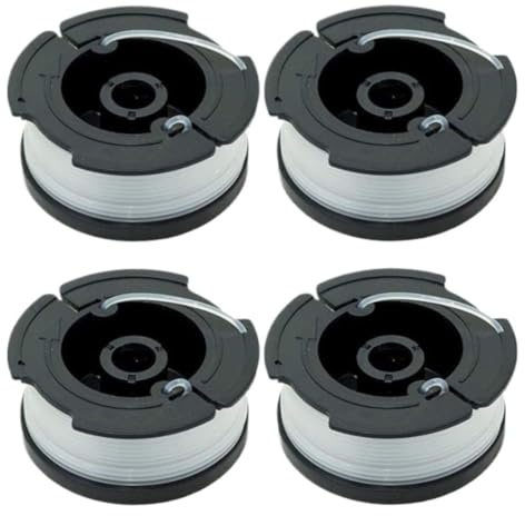 StarRing 1/2/4/8 PCS Replacement Trimmer Spool & Line for GL420 GL550 GL570 for Black & Decker 9.1m Reflex Strimmer Spool Grass Trimmer Spool (4PCS)