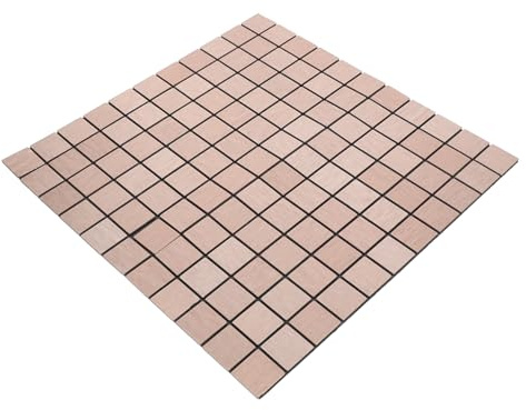 WOONEKY Piastrelle Autoadesive Alluminio per Rivestimento Elegante Cucina e Bagno Facili da Applicare e Decorazioni Murali Versatili per Ogni