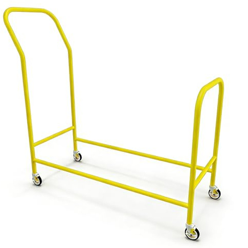 Carrello resistente con ruote girevoli, carrello portaoggetti per magazzino e garage, supporta un'elevata capacità di carico